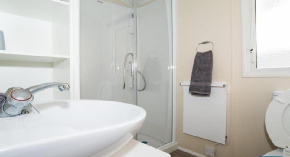 Salsa Static Caravan Close To Edinburgh Port Seton Exterior foto