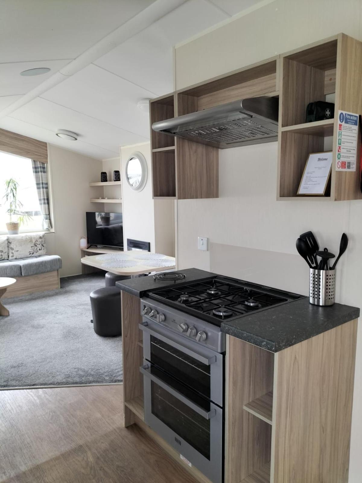 Salsa Static Caravan Close To Edinburgh Port Seton Exterior foto